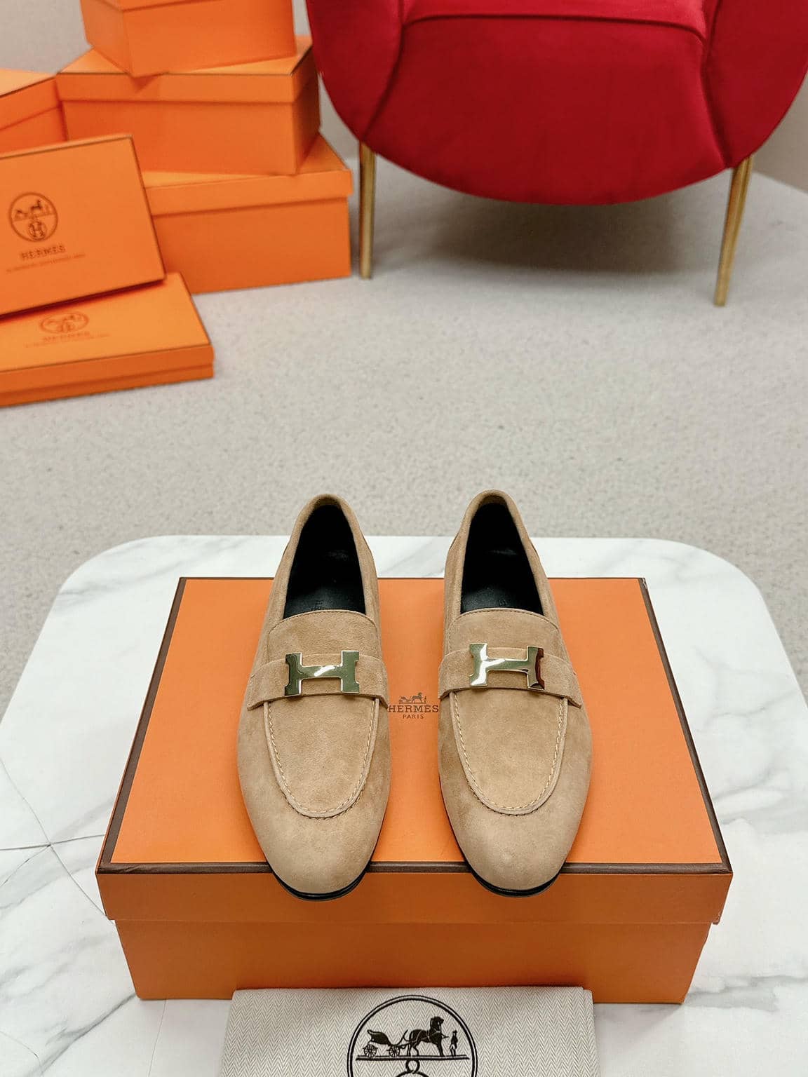 Hermes Loafer Ｈ-19